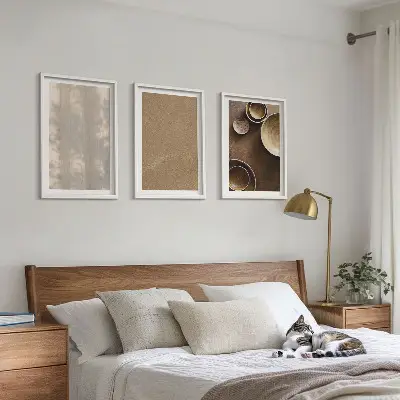 Wanddecoratie set schilderijen minimalistische texturen