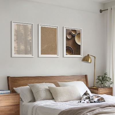 Wanddecoratie set schilderijen Struktury tekstury minimalistyczne