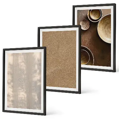 Wanddecoratie set schilderijen minimalistische texturen