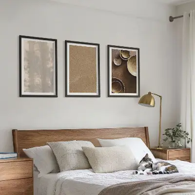 Wanddecoratie set schilderijen minimalistische texturen