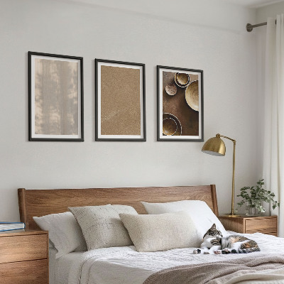 Wanddecoratie set schilderijen Struktury tekstury minimalistyczne