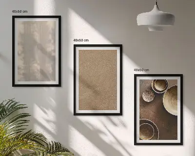 Wanddecoratie set schilderijen minimalistische texturen