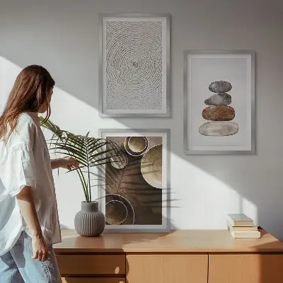 Fotowand texturen in moderne kunst