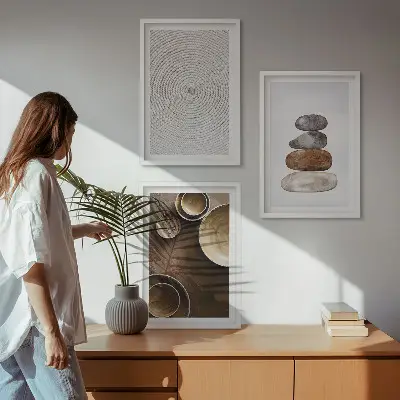 Fotowand texturen in moderne kunst