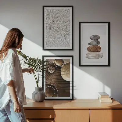 Fotowand texturen in moderne kunst