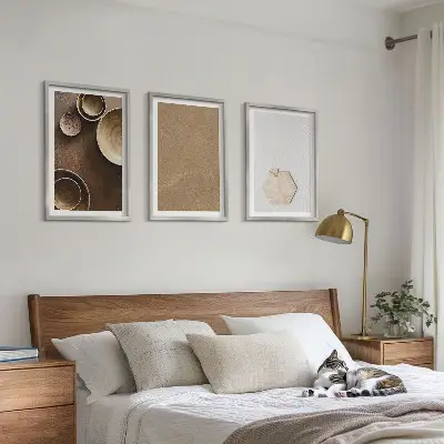 Fotowand met minimalistische texturen en kleuren