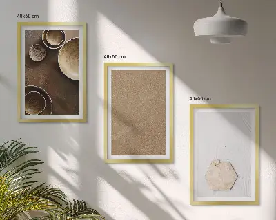 Fotowand met minimalistische texturen en kleuren