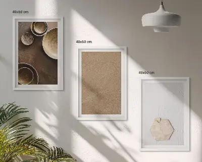 Fotowand met minimalistische texturen en kleuren