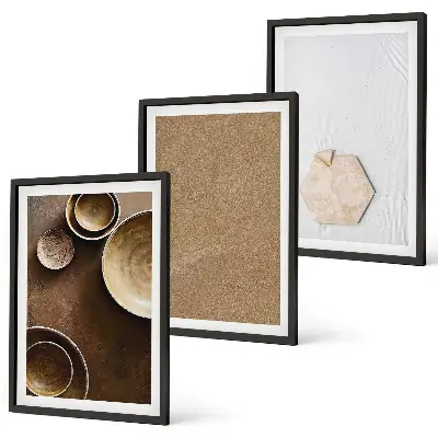 Fotowand met minimalistische texturen en kleuren
