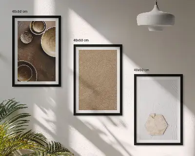 Fotowand met minimalistische texturen en kleuren