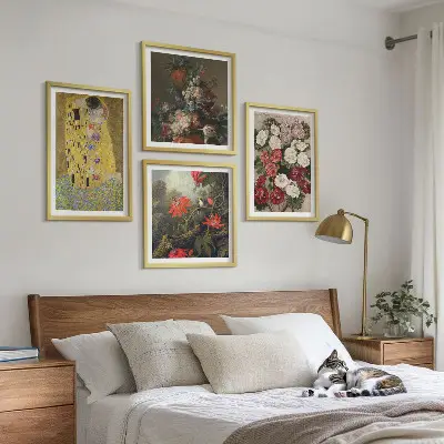Bloesem van Klimt poster met lijst set van posters