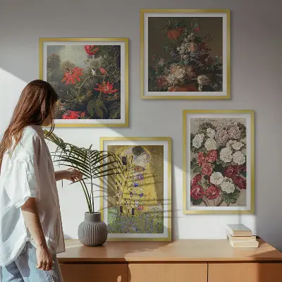 Bloesem van Klimt poster met lijst set van posters