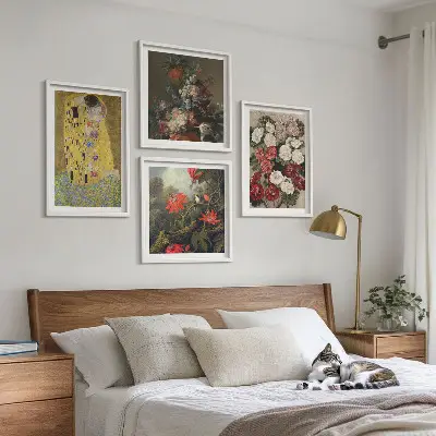 Bloesem van Klimt poster met lijst set van posters