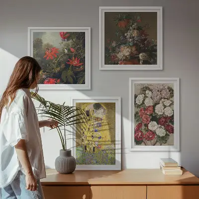 Bloesem van Klimt poster met lijst set van posters
