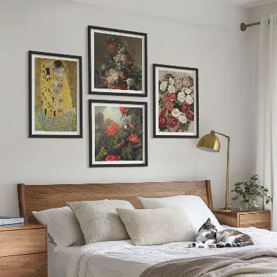 Bloesem van Klimt poster met lijst set van posters