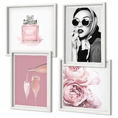 Meerluik in lijst Stijlvolle roze accessoires