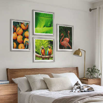 Set van posters met lijst Fruitige accenten uit de tropen