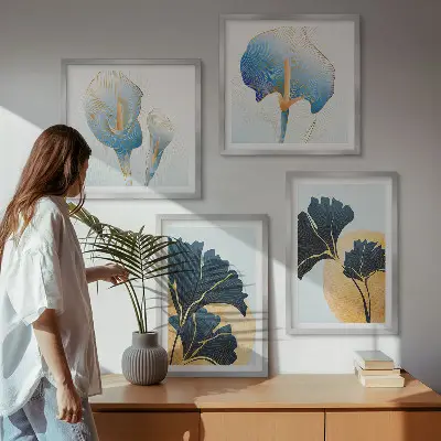 Citroenen wijn portret Kahlo meerluik in lijst