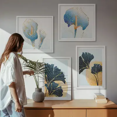 Citroenen wijn portret Kahlo meerluik in lijst