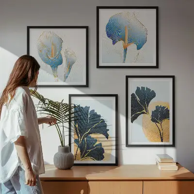 Citroenen wijn portret Kahlo meerluik in lijst