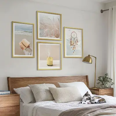 Set van posters met lijst Zomerse landschappen in boho-stijl