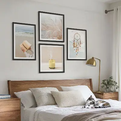 Set van posters met lijst Zomerse landschappen in boho-stijl