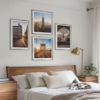 Schilderijenset met uitzicht op Londen set van posters met lijst