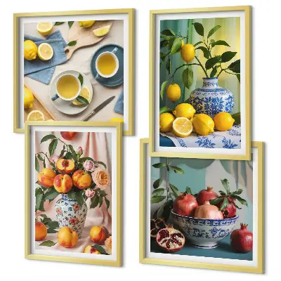 Matisse stijlfiguren set van posters met lijst