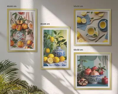 Matisse stijlfiguren set van posters met lijst