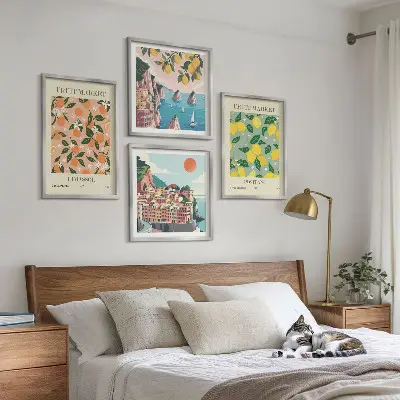 Posters met lijst set van Citrusvruchten uit de Italiaanse tropen