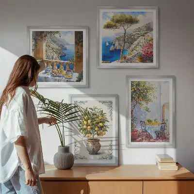 Tafel van de zeecitroenboom meerluik in lijst