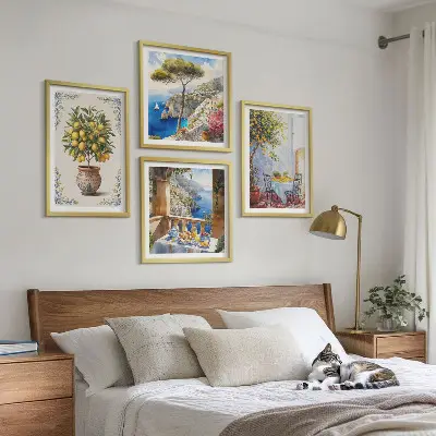 Tafel van de zeecitroenboom meerluik in lijst