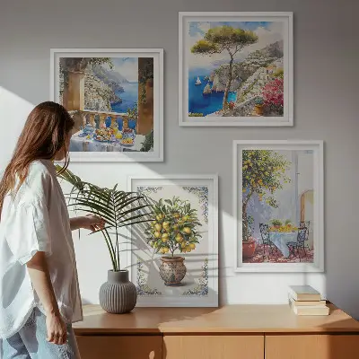Tafel van de zeecitroenboom meerluik in lijst