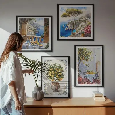 Tafel van de zeecitroenboom meerluik in lijst