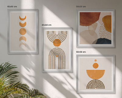 Meerluik in lijst Boho minimalistische decoraties