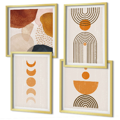Meerluik in lijst Boho minimalistische decoraties
