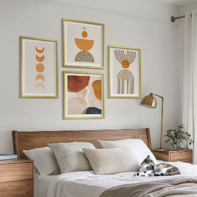 Meerluik in lijst Boho minimalistische decoraties