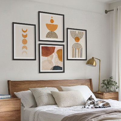 Meerluik in lijst Boho minimalistische decoraties