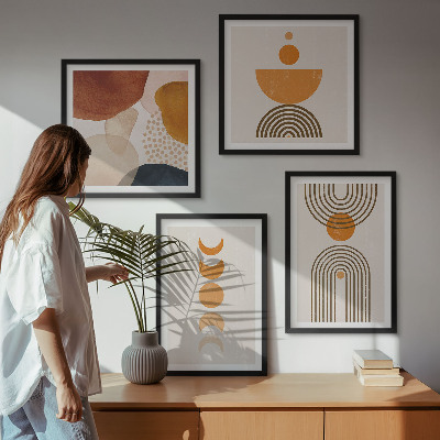 Meerluik in lijst Boho minimalistische decoraties