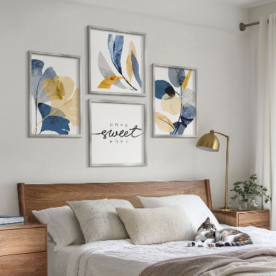 Meerluik in lijst Aquarel plantmotieven