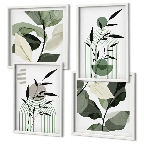 Boho plantencomposities meerluik in lijst