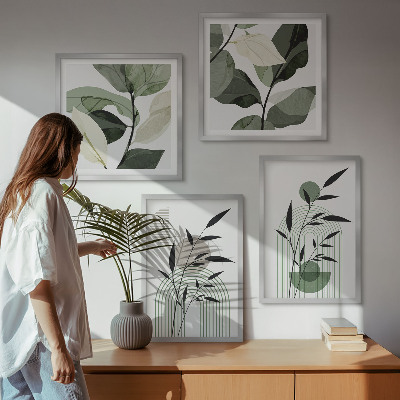 Meerluik in lijst Boho plantencomposities
