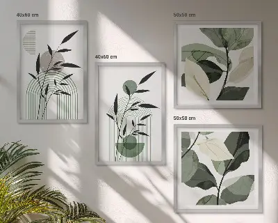 Boho plantencomposities meerluik in lijst