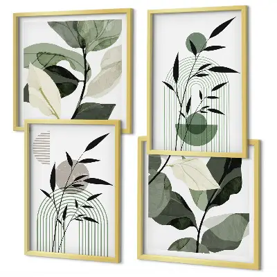 Boho plantencomposities meerluik in lijst