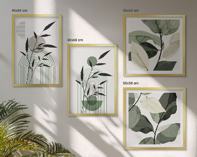 Meerluik in lijst Boho plantencomposities