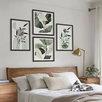 Boho plantencomposities meerluik in lijst