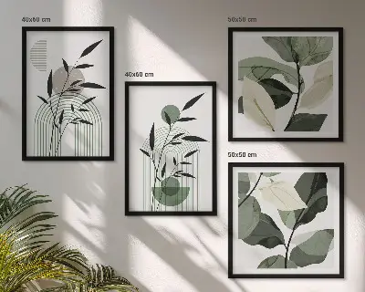 Boho plantencomposities meerluik in lijst