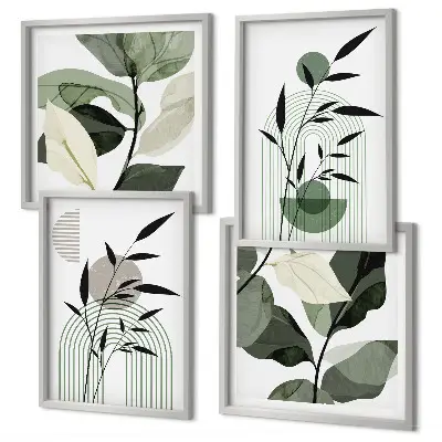 Boho plantencomposities meerluik in lijst