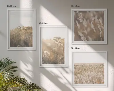 Meerluik in lijst landschapsgras met bloemen en warmte