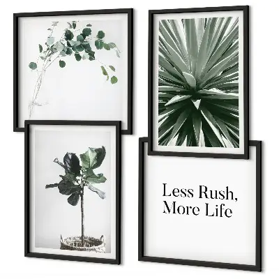 Groene planten minimalisme meerluik in lijst